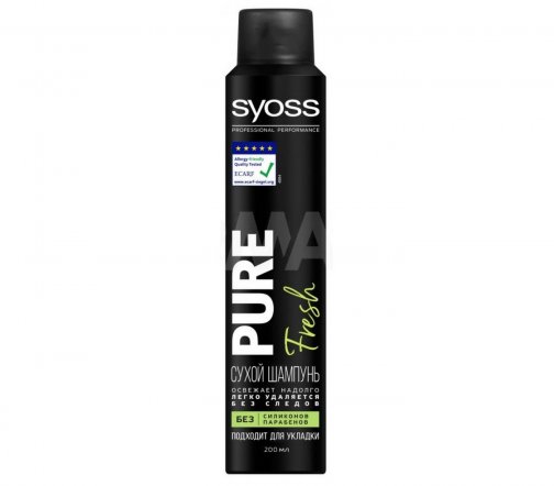 Schwarzkopf Syoss Шампунь сухой 200мл