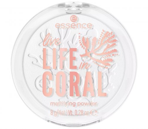 Essence Пудра матирующая Live Life In Coral 01