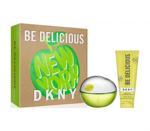 DKNY Be Delicious Набор Парфюмерная вода 100мл+Лосьон для тела 100мл