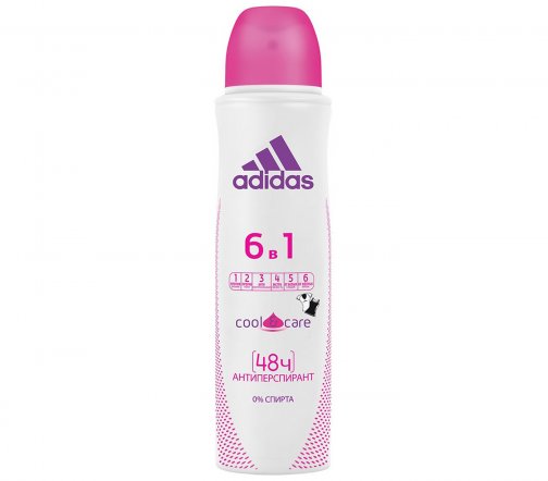 Adidas Woman Cool&Care 6in1 Дезодорант-антиперспирант спрей 150мл