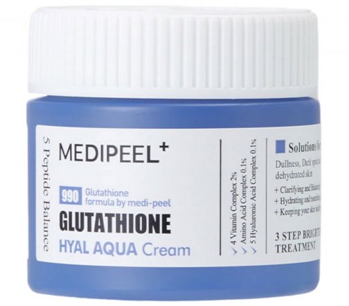 Medi-Peel Glutathione Hyal Aqua Гель-крем глубоко увлажняющий с эффектом сияния для кожи лица 50мл