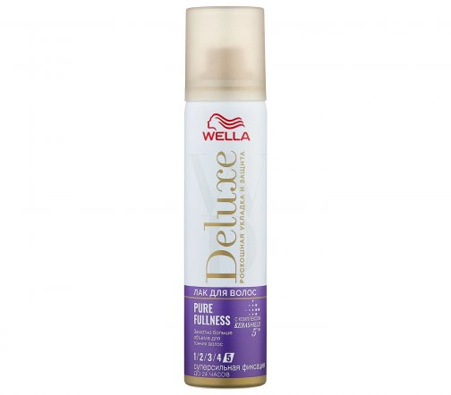 Wella Deluxe Лак для волос Pure Fullness Суперсильная фиксация 250мл