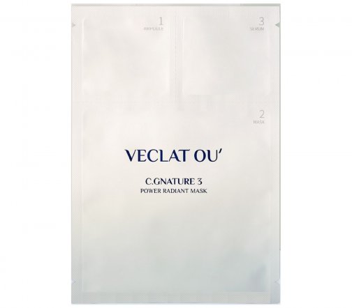 Veclat Ou' C.Gnature 3 Набор трехшаговый для сияния кожи Ампула 2мл+Сыворотка 2мл+Маска 30мл*1шт