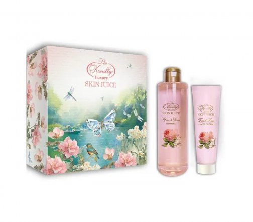 Liss Kroully Skin Juice Набор French Rose Шампунь 260мл+Крем для рук 100мл