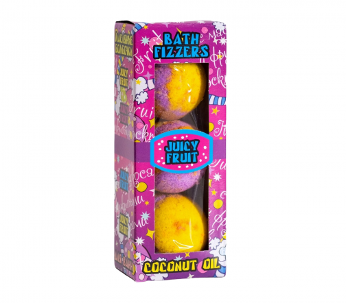 Linstek Laboratory Spa by Lara Набор Соль шипучая для ванн Juicy Fruit 40г*3шт