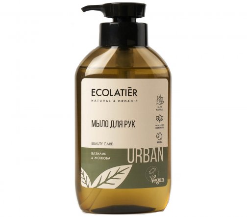 Ecolatier Urban Мыло для рук Базилик и Жожоба 400мл
