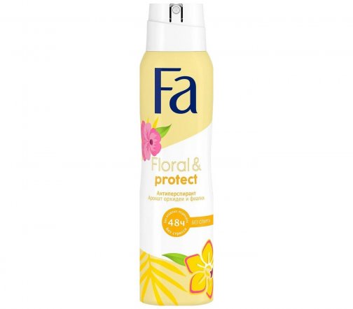 Schwarzkopf Fa Дезодорант-антиперспирант спрей Floral and Protect Орхидея/фиалка 150мл