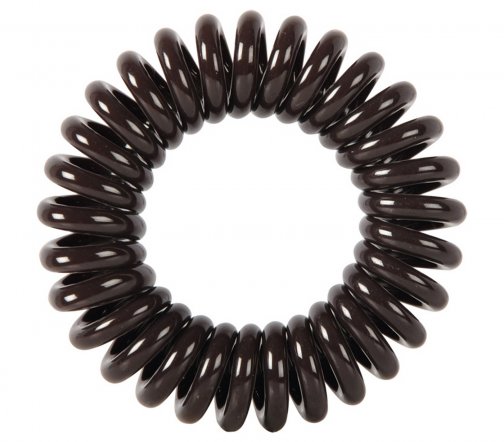 Dewal Beauty Резинки для волос Пружинка 3шт Коричневый DBR02