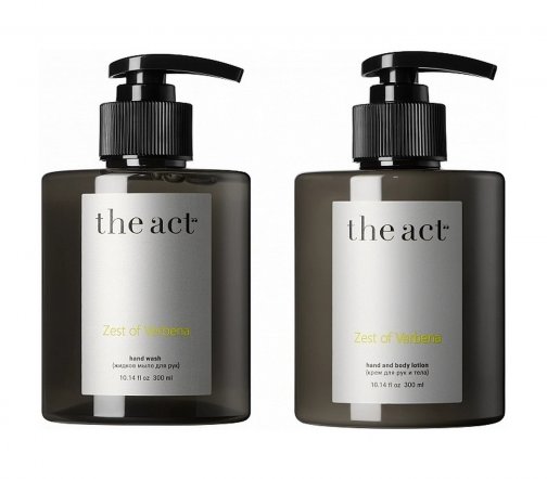 The Act Zest Of Verbena Набор Крем для рук и тела 300мл+Мыло жидкое 300мл