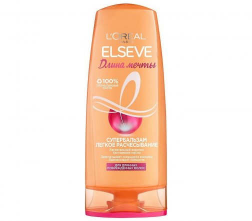 L'Oreal Paris Elseve Длина Мечты Бальзам для длинных поврежденных волос Легкое расчесывание 200мл