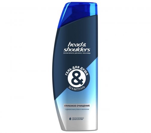 Head&Shoulders Men Гель для душа и шампунь Глубокое очищение 360мл