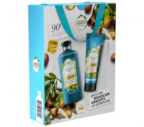 Herbal Essences Набор Марокканское аргановое масло Шампунь 400мл+Бальзам-ополаскиватель 180мл