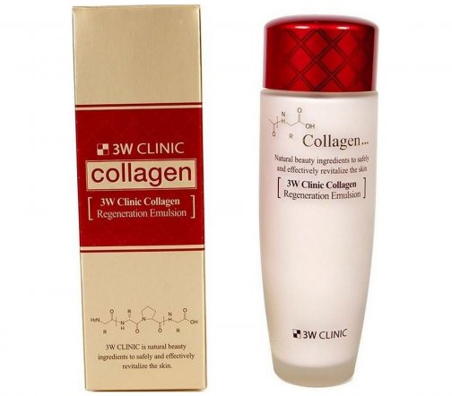 3W Clinic Collagen Regeneration Эмульсия для лица 150мл