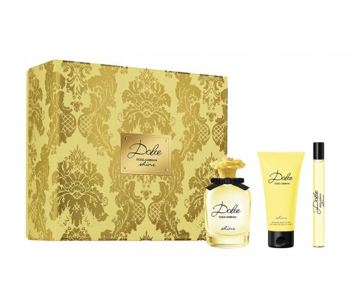Dolce&Gabbana Dolce Shine Набор Парфюмерная вода 75мл+Лосьон для тела 50мл+Миниатюра 10мл