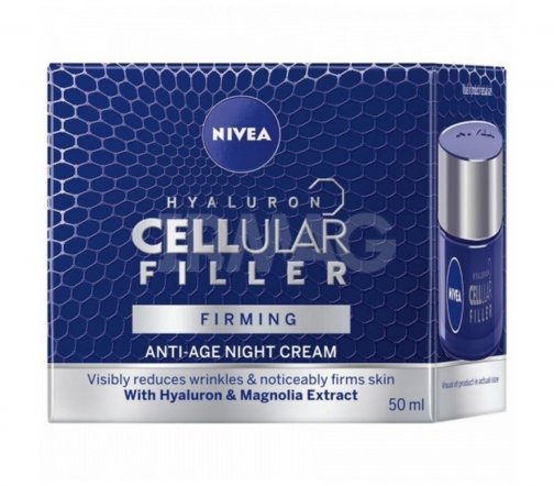 Nivea Hyaluron Cellular Filler Крем ночной антивозрастной для лица 50мл