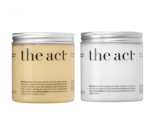 The Act Набор для тела тонизирующий Крем-гель для тела 250мл+Маска-обертывание 250мл