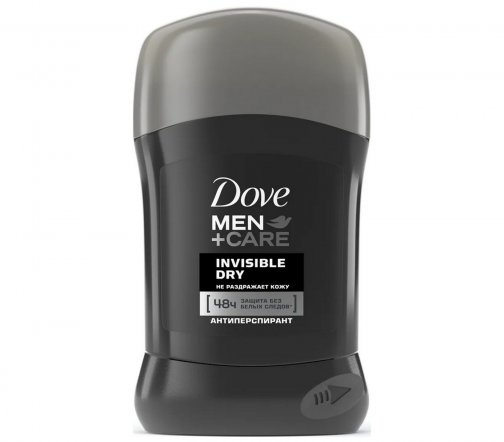 Dove Men Дезодорант-антиперспирант стик Экстразащита без следов Invisible Dry 50мл