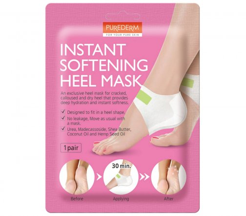 Purederm Маска-пилинг для пяток Instant Softening 18г