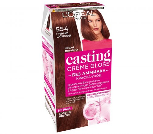 L'Oreal Paris Casting Creme Gloss Краска для волос 554 Пряный шоколад