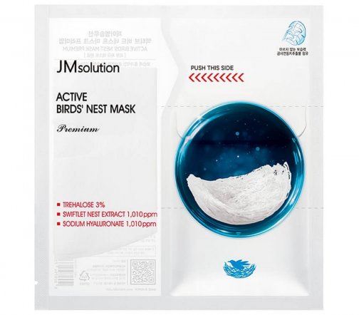 JMSolution Premium Active Birds' Nest Маска-премиум тканевая для лица с  ласточкиным гнездом 33мл