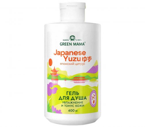 Green Mama Гель для душа Увлажнение и тонус кожи Японский цитрус