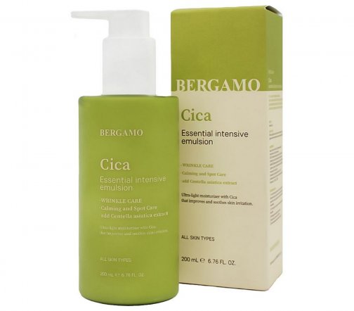 Bergamo Essential Intensive Эмульсия для лица Cica 200мл