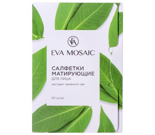Eva Mosaic Уход Салфетки матирующие для лица 50шт