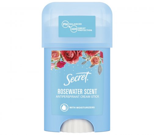 Secret Дезодорант-антиперспирант кремовый Rosewater Scent 40мл