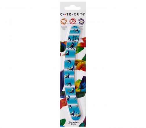 CUTE-CUTE Пилка 2-сторонняя бумеранг с рисунком 100/180