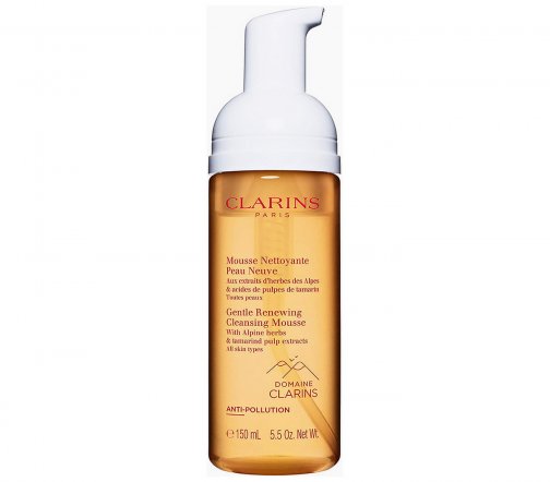 Clarins Anti-Pollution Мусс очищающий для любого типа кожи Nettoyante Peau Neuve 150мл