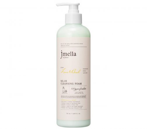 JMella in France Пенка парфюмированная для умывания Lime&Basil 500мл