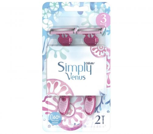 Gillette Venus Simply3 Basic Станок одноразовый 2шт