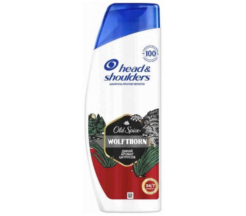 Head&Shoulders Men Шампунь против перхоти Old Spice Wolfthorn (Волчий шип) Дикий аромат цитрусов 360