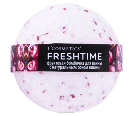 L'Cosmetics Fresh Time Бомбочка фруктовая для ванны Вишня 160гр
