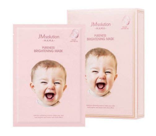 JMsolution Mama Маска тканевая для сияния кожи лица гипоаллергенная 30мл