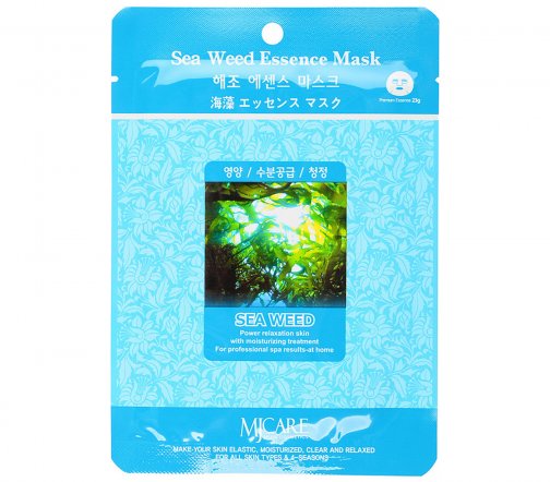 Mijin Essence Маска тканевая для лица Sea Weed 23гр