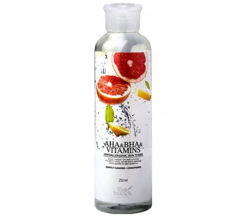 Eco Branch Тонер для лица AHA BHA Vitamins 250мл