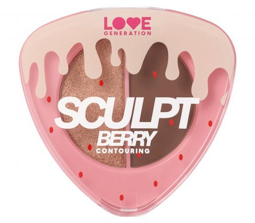 Love Generation Палетка для контуринга лица Sculpt Berry