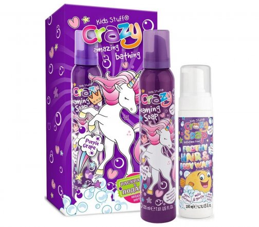Kids Stuff Crazy Набор Единорог Мусс-пена 225мл+Мусс 2в1 200мл+Раскраска