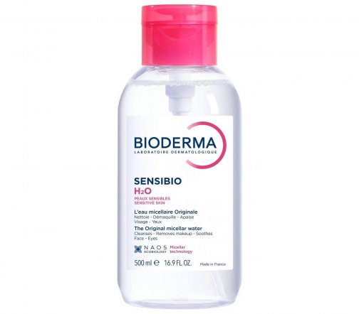 Bioderma Sensibio H2O (Сенсибио H2O) Вода мицеллярная для чувствительной кожи 500мл с помпой