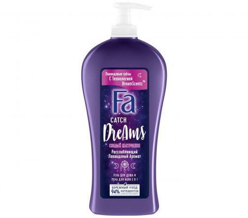 Schwarzkopf Fa Гель для душа и пена для ванн 2 в 1 Catch Dreams Лаванда 750мл