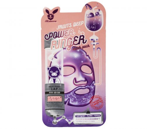 Elizavecca Power Ringer Маска тканевая для лица Fruits Deep 23мл