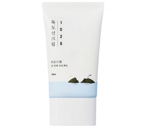 Round Lab 1025 Dokdo Крем солнцезащитный для проблемной кожи с морской водой SPF50+ 50мл
