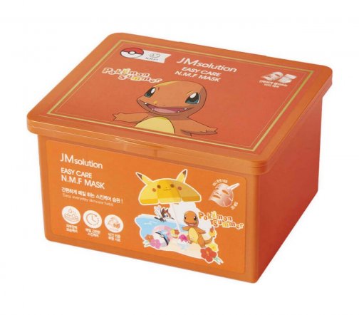 JMSolution Easy Care Nmf Pokemon Summer Маска для лица тканевая легкая 30шт