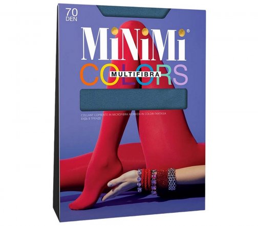 Minimi Колготки Multifibra Colors 3D 70 den  (Синий)
