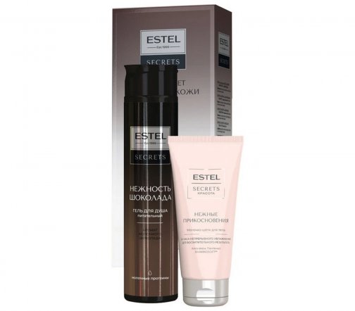 Estel Secrets Нежность шоколада Набор Гель для душа 300мл+Молочко-шелк 100мл