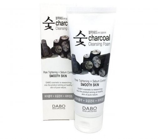 Dabo Пенка очищающая для сияния кожи лица Charcoal Smooth 150мл