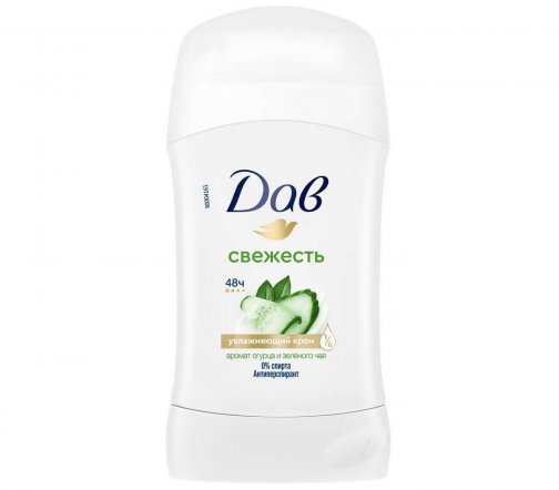Dove Дезодорант-антиперспирант стик Свежесть Огурец и зеленый чай 30мл