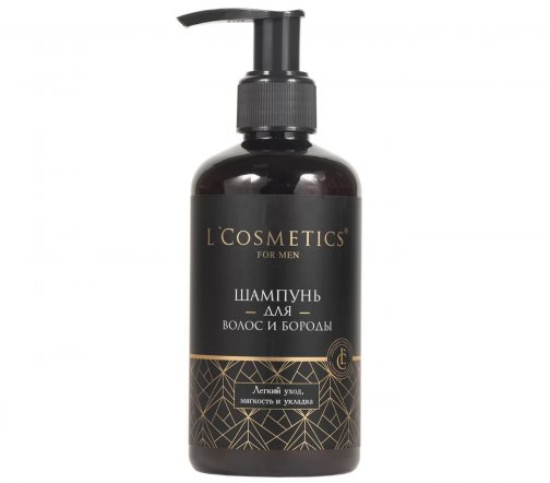 L'Cosmetics Men Шампунь для волос и бороды 200мл