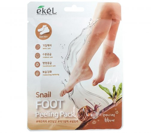 Ekel Пилинг-носочки для ног Snail Foot 2шт*20мл
